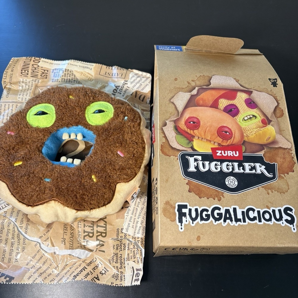 Zuru Fuggler Dernut Donut Fuggalicious Food 9" Plush Doll 2026 NEW SEALED TOP